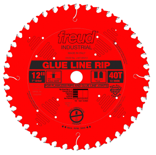 12" Glue Line Ripping Blade