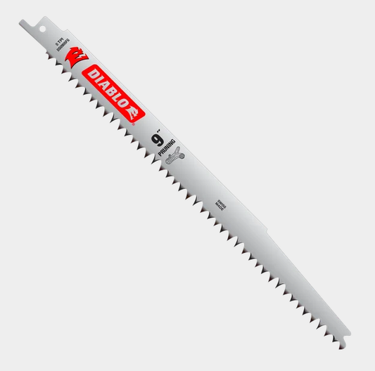 9" 5TPI Fleam Ground Reciprocating Saw Blade for Clean Wood and Pruning