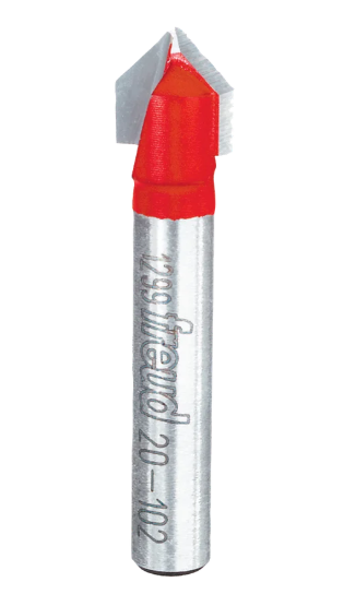 3/8" (Dia.) 90° V Grooving Bit