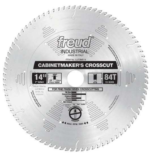 14" Cabinetmaker’s Crosscut Blade