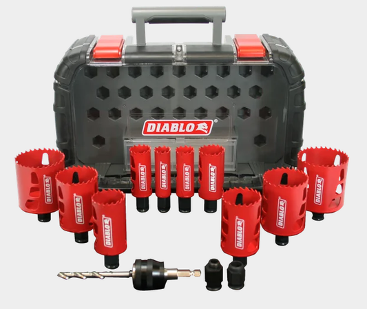 14 pc General Purpose Bi-Metal Hole Saw Set