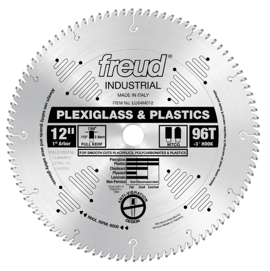 Freud 12" Plastic Blade