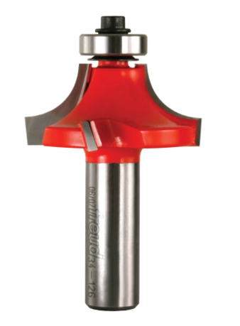 1/2" Quadra‑Cut Radius Rounding Over Bit