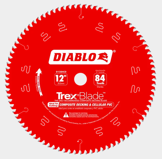 12" x 84-Teeth TrexBlade™ Saw Blade for Composites and Plastic
