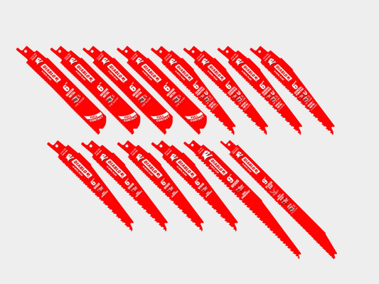 Bi-Metal Reciprocating Saw Blade Set (14-pc)
