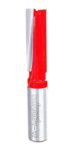 1/2" (Dia.) Double Flute Straight Bit (Eclipse Grind)