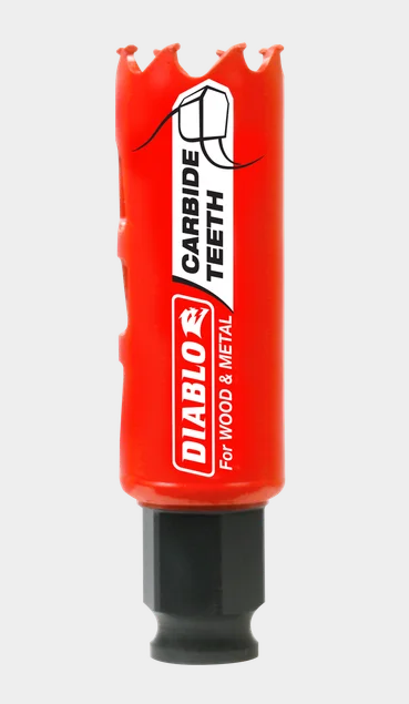 Diablo 1" Carbide Teeth Hole Saw for Wood and Metal