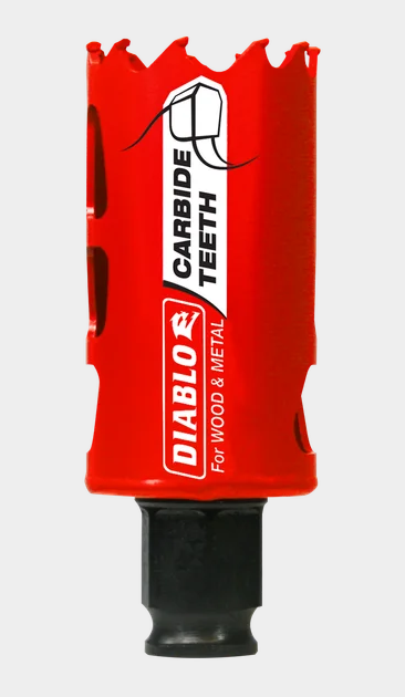 Diablo 1-3/8" Carbide Teeth Hole Saw for Wood and Metal