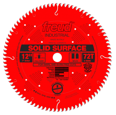 Freud 12" Solid Surface Blade