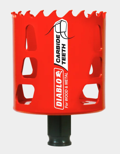 Diablo 2-9/16" Carbide Teeth Hole Saw for Wood and Metal