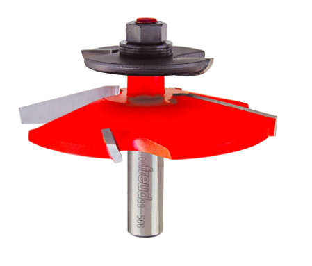 3‑1/2" Freud Quadra‑Cut (Dia.) Raised Panel Bit w / Backcutters