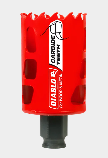 Diablo 1-3/4" Carbide Teeth Hole Saw for Wood and Metal