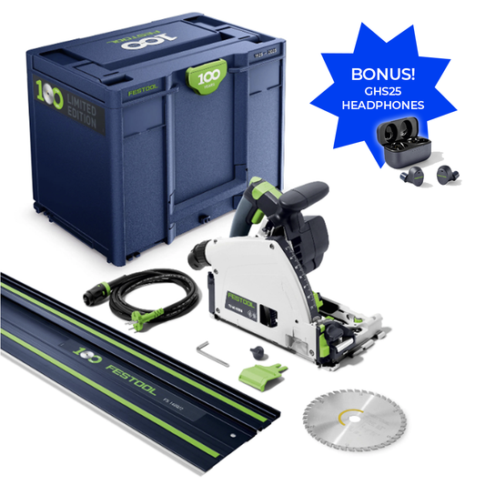 Festool TS60 100 Year Limited Edition Track Saw with 55" Guide Rail