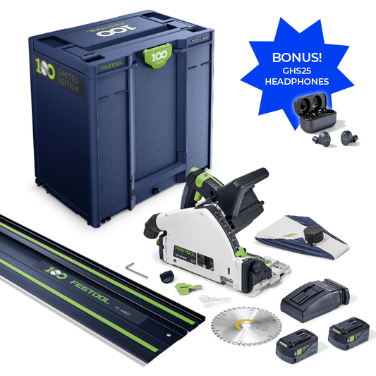 Festool TSC55 100 Year Limited Edition Track Saw with 55" Guide Rail