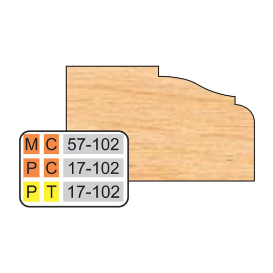 Freeborn MC-57-102 Door Edge Detail Top Cutter