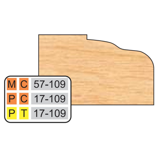 Freeborn MC-57-109 Door Edge Detail Top Cutter