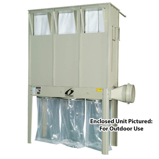 3-Section Baghouse Sock Filter