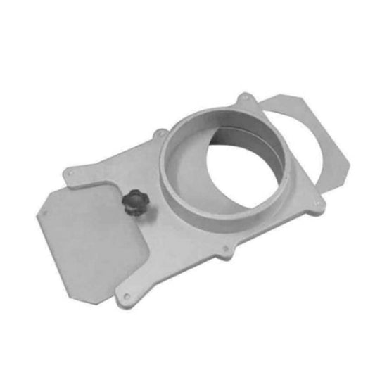Self-Cleaning Steel Blast Gate