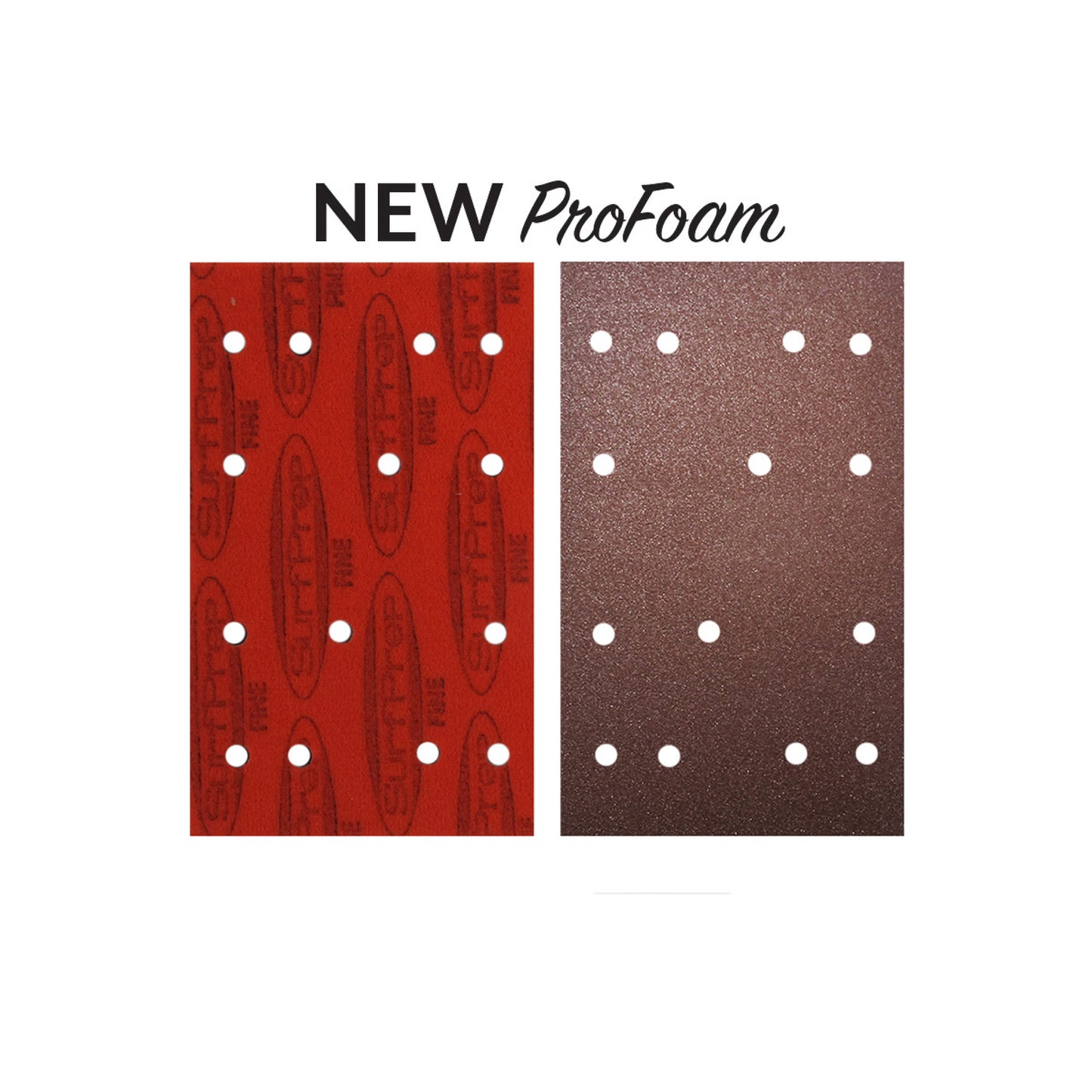 80mm x 133mm 1/2" thick Fine ProFoam Pads