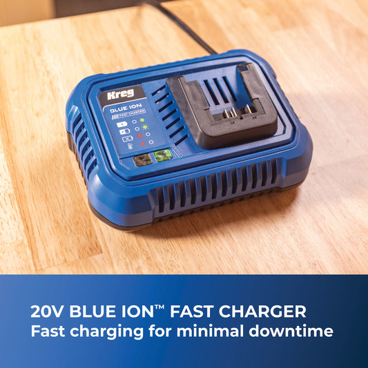 Kreg 20V Blue Ion Fast Charger