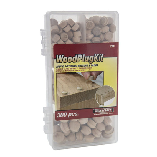 Wood Plug Kit, 300 Pc