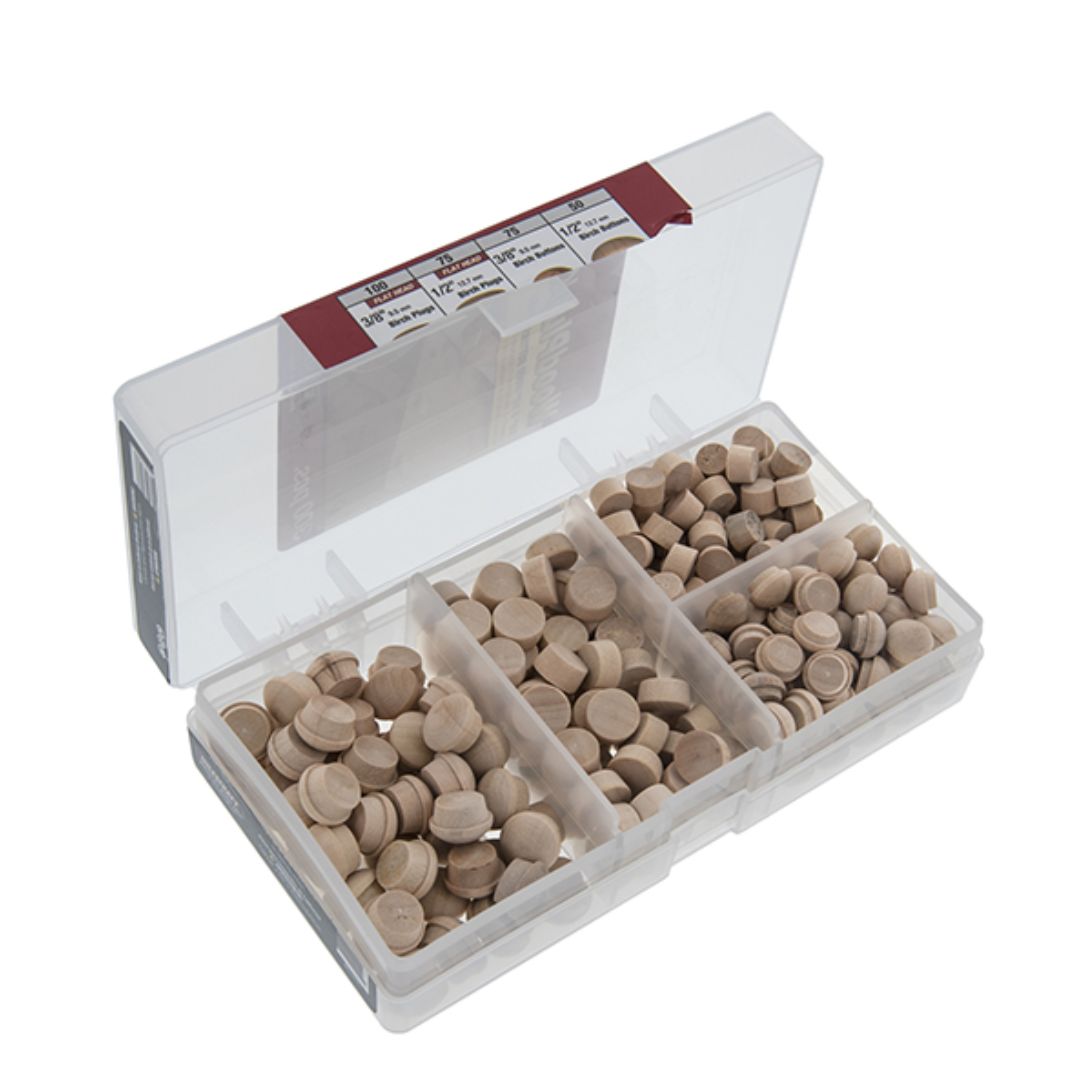 Wood Plug Kit, 300 Pc