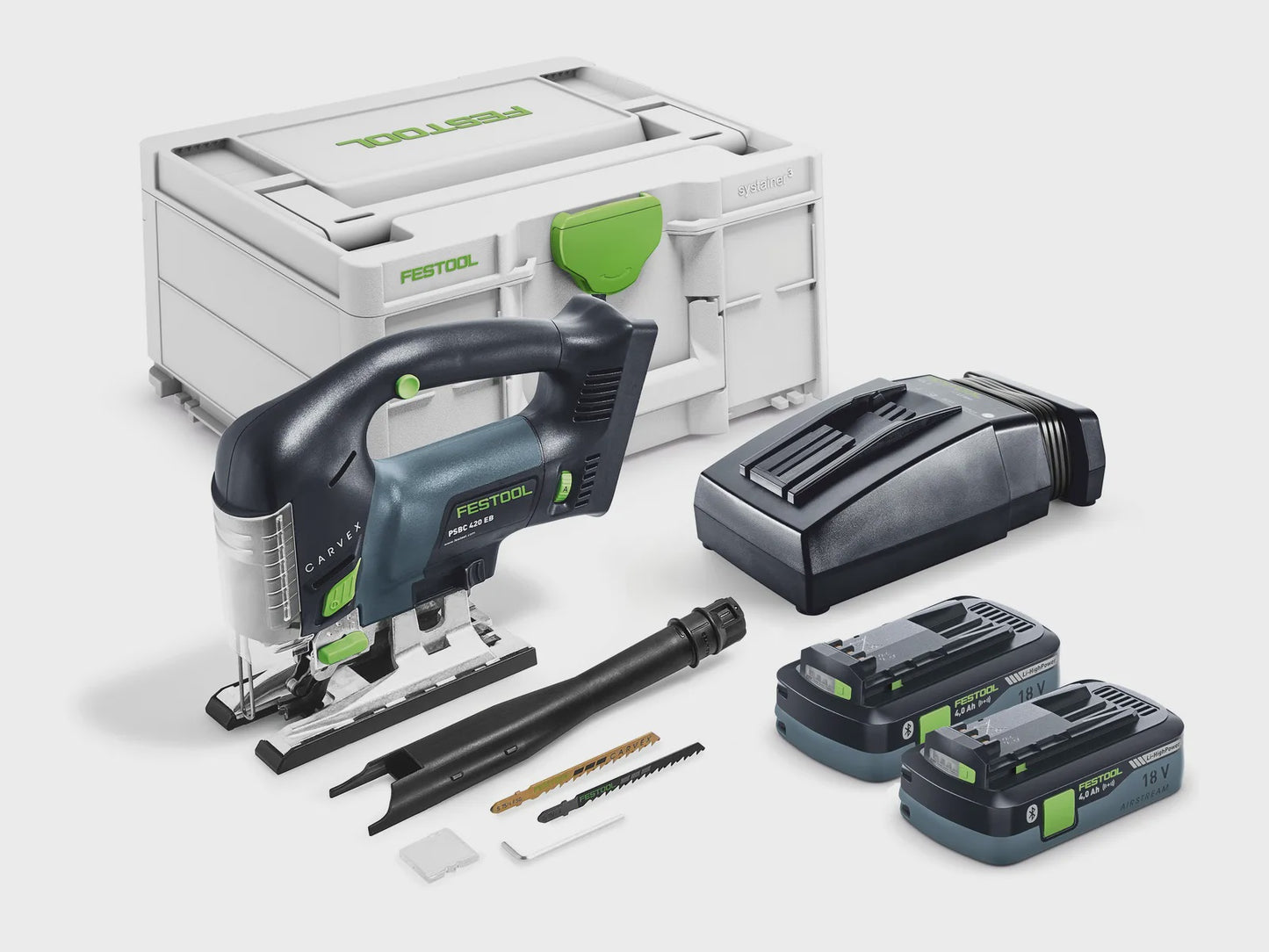 Festool 576531EG Cordless Jigsaw CARVEX PSBC 420 -TBX 4aH Energy Set