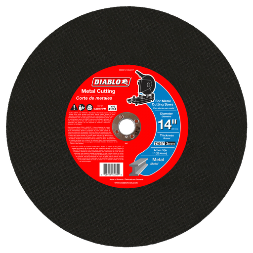 14"x7/64"x1" Metal Chopsaw Abrasive