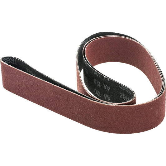 2" x72" 120 Grit AO 2 Pcs