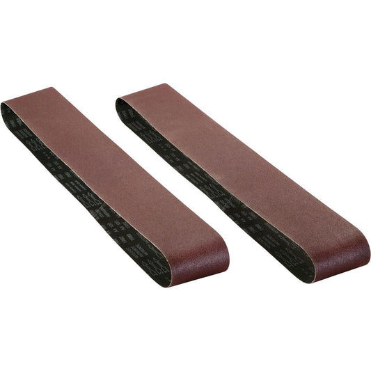 6"x80" 60 Grit AO 2 Pcs