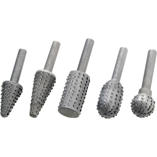 5 Piece Rotary Rasp Set