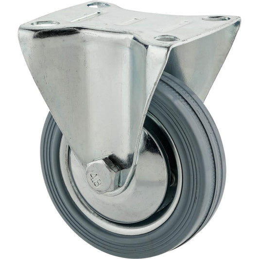 3" Fixed Gray Caster Wheel