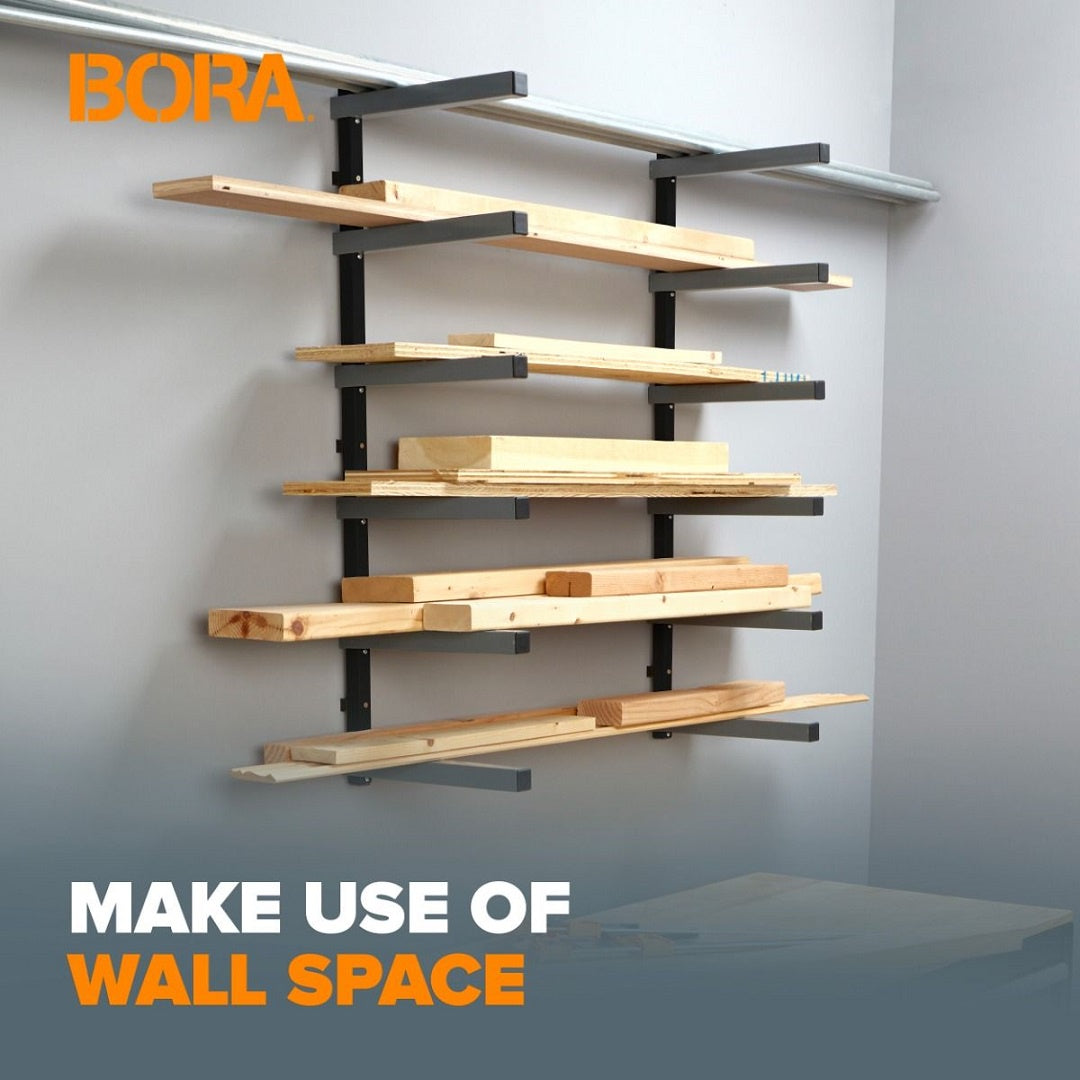 Bora Wood Rack 6 Tier - Gray /Black – PMC Machinery