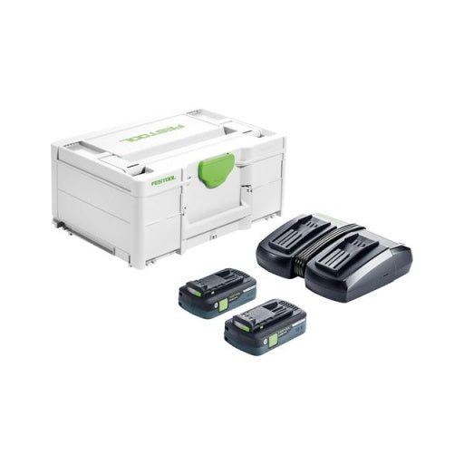 Festool 577108 TCL 6 DUO Dual Battery Set with Systainer