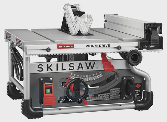 8-1/4" Portable Worm Drive Table Saw