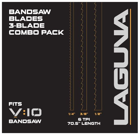 V|10 Bandsaw 3-Blade Combo Pack
