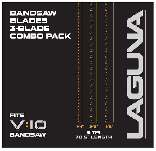 V|10 Bandsaw 3-Blade Combo Pack