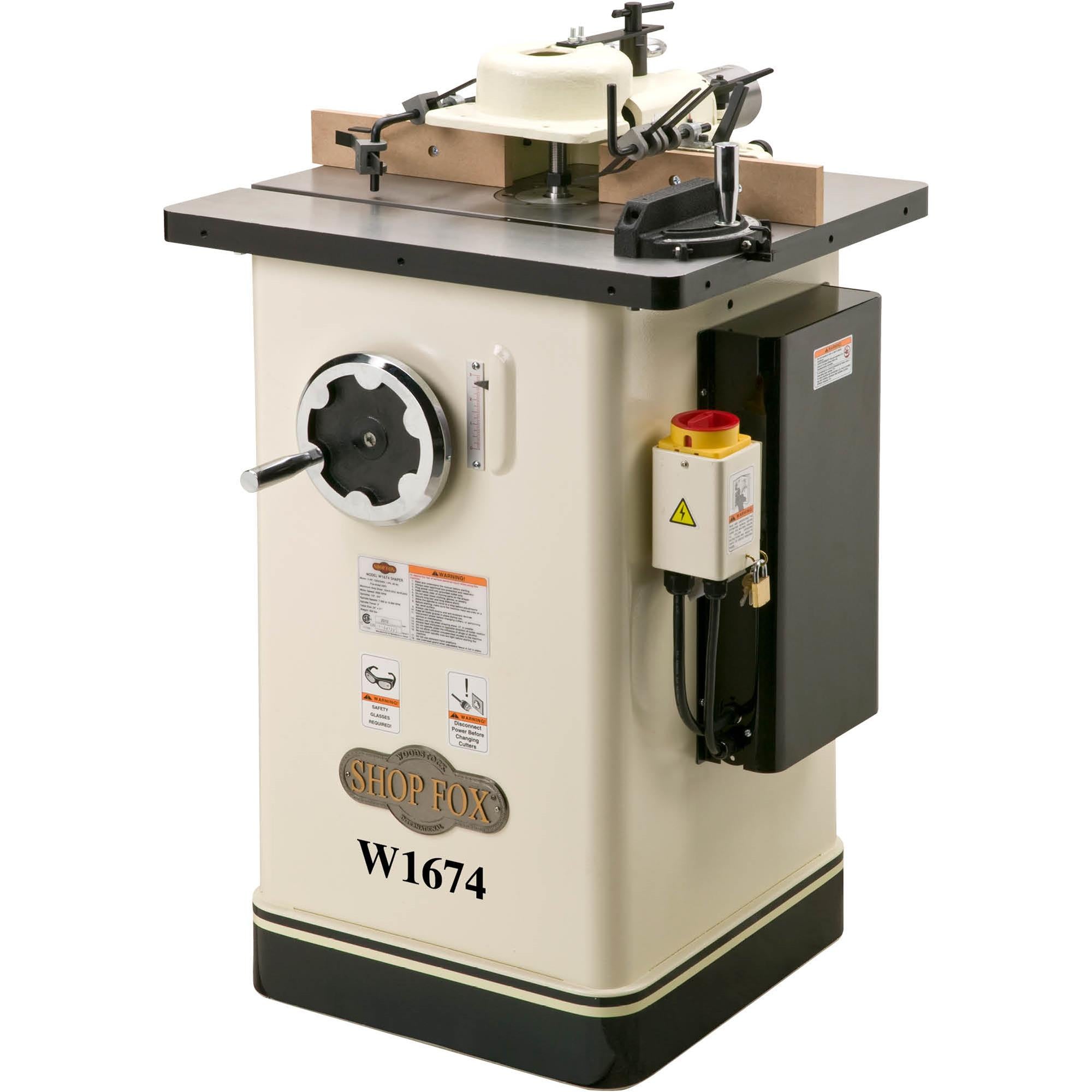 Torpex Shaper Shop Fox W1674 2HP Shaper – PMC Machinery