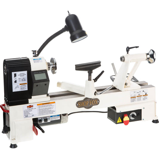 Shop Fox W1836 12" x 15" Variable Speed Benchtop Wood Lathe