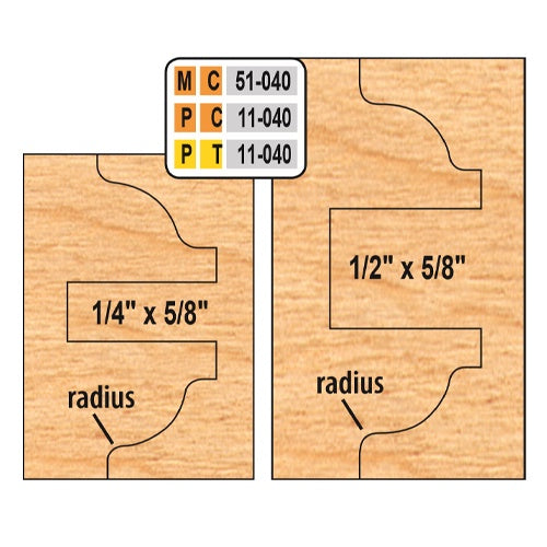 Freeborn MC-51-040 8pc Entry Door Double-Sided Cope and Pattern Set