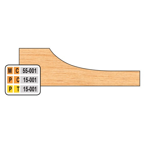 Freeborn MC-55-001 Mini Pro Cutters Raised Panel Set 103