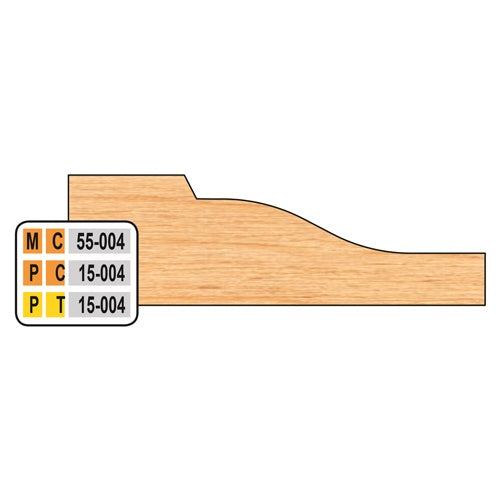 Freeborn MC-55-004 Raised Panel Shaper Cutter for 5/8"