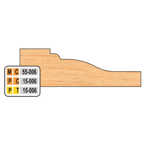 Freeborn MC-55-006 Raised Panel Shaper Cutter